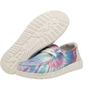 NWOT Hey Dude: Women's Shoe Size 8 Wendy Rose Candy Tie Dye